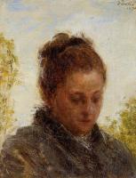 Fantin-Latour, Henri - Head of a Young Woman